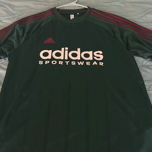 Adidas Green and red jersey